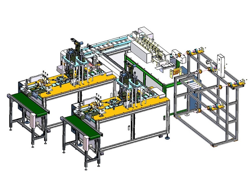 NG娱乐平面耳挂式口罩全自动机器-交货期15天