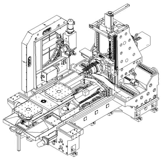 NG娱乐HMC-63双交换工作台卧式加工中心的技术优势 NG娱乐HMC-63双交换工作台卧式加工中心的技术优势